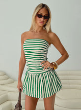 Minivestido strapless Montebello Multicolor