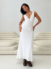 Vestido Largo Nellie Blanco