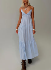 Vestido maxi Chelsea azul
