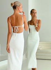 Vestido largo Elestria blanco