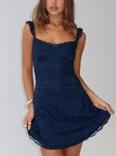 Minivestido Beacall azul marino