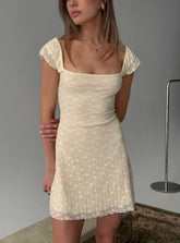 Minivestido Lanchester amarillo mantequilla