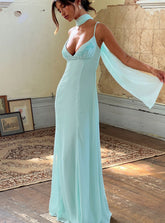 Vestido Largo Jadira Scarf Acua