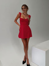 Minivestido Landon rojo