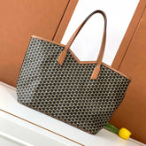 Moynat M Canvas Women's Fashion Classic Hook And Eye Closure Design Canvas Tote Bag Handbag Shoulder Bag Bags #78697