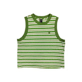 Chrome Hearts Women's Summer Striped Jacquard Sword Embroidered Sleeveless Tank Top #76584