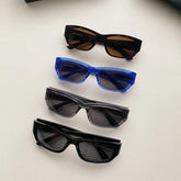 Balenciaga Men's Personalized Trend Simple Plate Frame Rectangular Sunglasses Glasses #75814