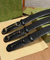 Gucci Horsebit 1955 Belt With GG Enbossed 40 mm#388400