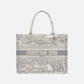 Dior Book Tote Women's Pattern Printed Embroidered Letter Printed Tweed Canvas Tote Bag Bags (please Contact Customer Service For Colour Selection Before Purchase) #76615