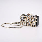 Chanel Women's Logo Diamond Box-Style Handbag Fashion Solid-Color Shoulder Bag Evening Clutch Bag Bags AS5874-B22465-U4633 #81559