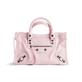 Balenciaga LE CITY Women's Fashion Classic Leather Solid Color Vintage Zipper Tote Bag Biker Bag Shoulder Bag Crossbody Bag Bags 8114422ABEK5723 #79386