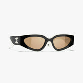 Chanel Sunglasses Cat Eye Sunglasses Nylon Fibre #335389