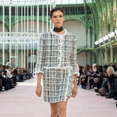 Chanel Women's Spring/Summer Cotton Tweed Feather Solid Color Long Sleeve Jacket Coat Casual Plaid Shorts Ngvp #1558