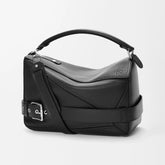Loewe Puzzle Biker Women's Fashion Classic Solid-Color Geometric Print Glossy Cowhide Leather Puzzle Biker Handbag Bag Bags B510BP1X01 #78829