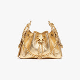 Chanel 25 Mini handbag Metallic Grained Calfskin #333968