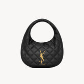 Saint Laurent ICARINO Quilted Nappa Leather Handbag ROSÉ Same Style Half-Moon Bag #332811