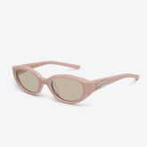 Gentle Monster x Jennie Women's Fish Tail Solid Color Frame Striped Cat Eye Casual Sunglasses Ngvp #8338