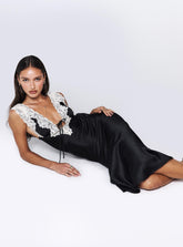 Vestido largo Nourish negro