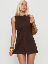 Minivestido Imalda Cut Out Chocolate
