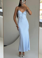 Vestido largo Emily azul