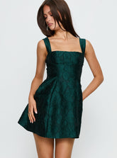 Minivestido Elegante Verde Bosque