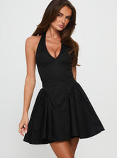 Minivestido Karisse Halter Negro