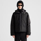 Prada Men's Fall/winter Fashion Casual Solid Color Hooded Zipper Single Button Windproof Down Jacket #79565
