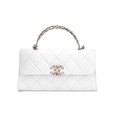 Chanel Women's Solid Color Diamond Pattern Chain Shoulder Strap Grain Embossed Leather Flap Bag Single Shoulder Handbag Crossbody Bags #77513