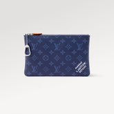 LOUIS VUITTON Medium Key Wallet Monogram Heritage Canvas Chain Hook Zipper Mini Wallet Bag Bags Key Pouch M27109 #82262A