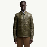 Moncler Men's Winter Fashion Casual Lapel Zipper Minimalist Vertical Quilted Lightweight Cotton Outerwear Jacket #79317