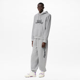 Louis Vuitton WORKING MAN Men's Spring/Fall Casual Fashion Solid Color Hooded Sweatshirt Printed Solid Color Relaxed Fit Elastic Waist Pants Suit Set #78693