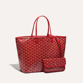 GOYARD Men's Women Saint Louis Handbag Y Full Print Casual Mother Bag Leather Shoulder Bag Tote Bags #77386