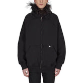 1017 Alyx 9sm Men's Fall And Winter Ostrich Hair Sweater Loose Zipper Hoodie Pure Black Jacket Rocky Same High Street Trend Casual Sweatshirt Ngvp #2467