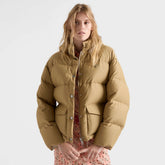 Prada Brown Down Filled Technical Puffer Jacket #333729