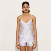 PUCCI Orchidee Print Silk Top Short #377714
