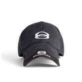 Balenciaga Men's and Women's Solid Color Embroidered Logo Design Cotton Duck Cap Hat #75236