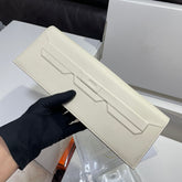 Hermes Birkin Shadow Women's Solid Color Flap Open Square Cowhide Clutch Bag Bags #76412