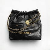 Chanel Small Bags 30 X 30 X 8 X 37 CM Collection Link Women's Classic Gold And Silver Buckle Luxury Chain Tote Bag Bags Metallic-colored Leather Tends To Fade Easily #193551