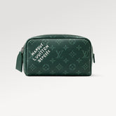 LOUIS VUITTON DOPP KIT Mini Toiletry Bag Monogram Heritage Canvas Zipper Mini Wallet Bag Bags #82262A