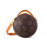 Louis Vuitton SOCCER BALL Women's And Men's Solid Color Classic Print Logo Soccer Bag With Zipper Closure. Cowhide Leather. Shoulder Bag. Crossbody Handbag Bags #78148