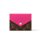 Louis Vuitton Women's Retro Fashion Logo Printing Folding Short Cowhide VICTORINE Wallet Bag Bags #77749