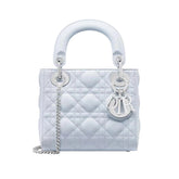Dior Lady Women's Fashion Classic Logo Embroidered Leather Silver Buckle Lady D Bag Shoulder Bag Tote Chain Bag Bags M0505PNGE-M26Z #78476