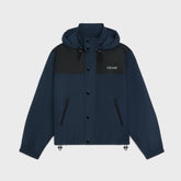 Celine Men's And Women's Spring/fall Fashion Casual Color Block Hooded Jacket With Drawstring Waist #78934
