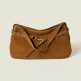 MiuMiu Aventure Nappa Suede Underarm Bag A Stylish Trendy Leather Clutch Buckle Elegant Casual And Cool Belt Buckle Bags #F0021m88 #195781