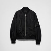 Prada Men's Fall/Winter Fashion Casual Solid Color Baseball Collar Zipper Pilot Cotton Jacket #78956