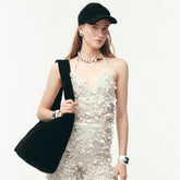 Chanel Coco Beach Haute Couture Women's Spring/summer Logo Printed Top 3d Tops Vest Floral Halter Skirt Suit Set #81369