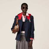 MiuMiu Women's Classic Spring/Autumn Fashion Single-breasted Wool Hooded Blazer Jacket #78214