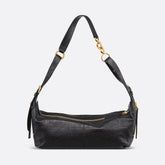 DIOR Medium_D-Journey Bag in Crinkled Calfskin Metallic Gold-Tone Flat Macrocannage #335779