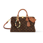 Louis Vuitton SPEEDY SOFT 30 BOHO Women's Classic Fashion Detachable Adjustable Shoulder Strap Leather Classic Print Pillow Bag Shoulder Bag Crossbody Handbag Bags N87212#78243