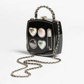 Chanel Women's Ladies' Fashion Classic Color Palette Shaped Rigid Evening Clutch Makeup Case Chain Bag Bags AS5652-B21915-U2093 #78527